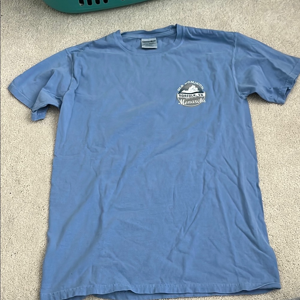 Old Dominion University Blue Short Sleeve Crew Neck Tee